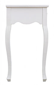 Consola 2 cajones en madera blanca Blanc 80 x 40 x 75 cm