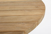 Mesa de madera Brandon FSC para exterior diam. 150 cm x alto 77,5