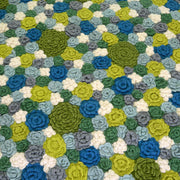 Alfombra floral multicolor moderna 160 x 230 cm