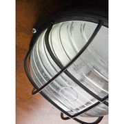 Plafón grande línea industrial E27 ovalado blanco