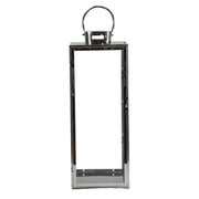 Farol cuadrado metal plateado 1-3 cm29x28,5h85