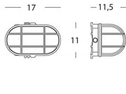 Aplique E27 línea halo blanco