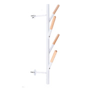 Percha metal blanco 4 plazas cm19x18h63