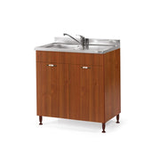 mueble para debajo del fregadero nogal antiguo 2 puertas Cm 80x50xH 85