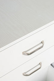 Cajonera de oficina en MDF tres cajones Fresno Blanco NADIR 40x44x h65 cm