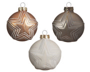 Bola de Navidad surtida 1 cm 8 en cristal