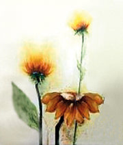 Panel decorativo acabado madera amarillo 60x120x4 cm