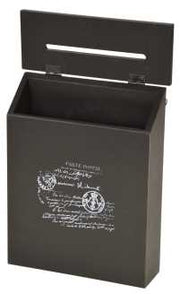 Portacartas pared negro jt-2918 cm.23 x 7,5 h 29