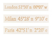 3x Decoración de pared Cardinal White Ass3