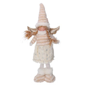 Ángel en tela oro blanco cm20x10h45