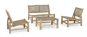 Mesa de jardín de fibra sintética Lampok