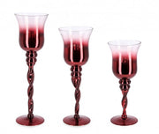 Set de 2 Velas Artha Calice Rojas