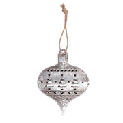 Pack 6 esferas metal plata cm21x8h3