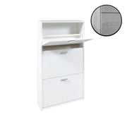 Zapatero slim 3 puertas hormigón 63x16,5x111