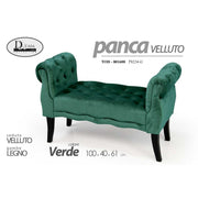 Banco de diapositivas Breen Velvet 100x cm 40 x 61 h