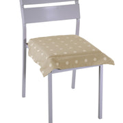Cojín cuadrado lunares pop beige cm40x40h4