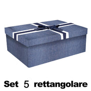 Caja cartón azul rectangular 1-5 cm43x34h24