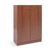 Zapatero multiusos Madera de Nogal Antiguo melamina 2 puertas h182x71x38