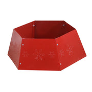 Cubre eje metálico plegable hexagonal rojo cmø68h25