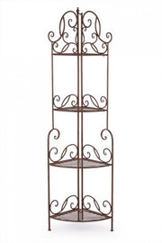 Mueble esquinero Melanie 4P marrón