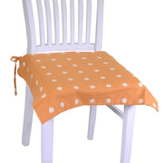 Cojín para silla Pop lunares naranja cuadrado cm40x40h4