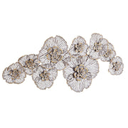 Decoración de pared floral de hierro Aurum 115 x 54 cm