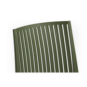 Silla Bars en Polipropileno Verde Oliva Resistente a los Rayos UV y la Humedad L46 x P56 x A82