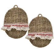 Portacartas Cordi 1-2 oval rojo devon cm22x9h27