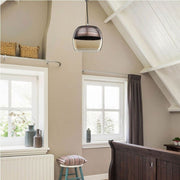 Lámpara colgante Punto ASZ0856 con difusor de cristal invertido