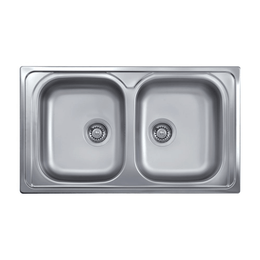 Fregadero 86x50 2 senos SAXT322A