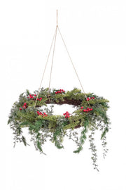 Lámpara colgante Emilius To D60 con 2x Corona Suspendida