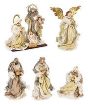 Figura de Natividad 10F Fatima Oro con Ovejas