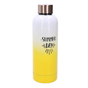 Termo acero amarillo redondo 0,5L cm7,5x3,5h22,5