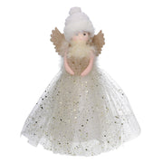 Muñeco tela punta led oro cm6x14h30