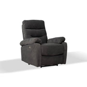 Sillón reclinable eléctrico gris oscuro 855 x 92 x 109 cm