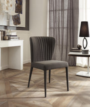 2x Silla tela marrón Viva 1070 58cm x 56cm A. 87cm