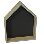 Stilla casa pizarra de madera gris cm22,5x29,5x4,5