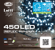 Cadena lineal 450 LED blanco frío 18,5m