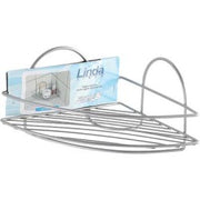 Mueble de esquina para ducha con 1 repisa de metal