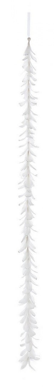 Ghirlanda de Plumas Blancas 6x H150