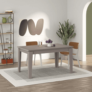 Mesa extensible Tolmen gris tórtola moca claro 140x80 cm