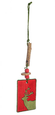 Pendaglio Bormio Renna Rett 12x