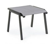 Reposapiés para muebles de jardín de aluminio antracita Cruise 53 x 51 x 44 cm