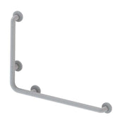 Barandilla de seguridad angular 78 x 55.5 cm para personas con discapacidad color blanco