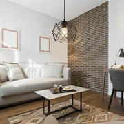 Lámpara colgante Koza MDL3852 jaula negra