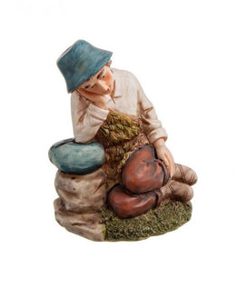 Figura Presepe Pastore Dormiente H16 - 6x