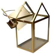 Farolillo metal 1-3 oro cm27x18,2h42