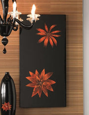 Panel decorativo acabado madera negro 60x120x4 cm