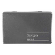 Contenitore da cucina per zollette zucchero in ferro Nero 1kg 20,2x13,2x h6,7 cm