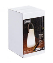 Lámpara de jardín LED cilíndrica en Polietileno